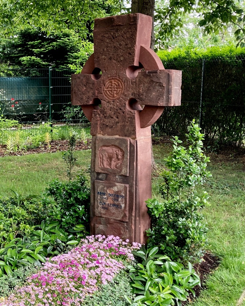 Efeu auf Kalksteinstele